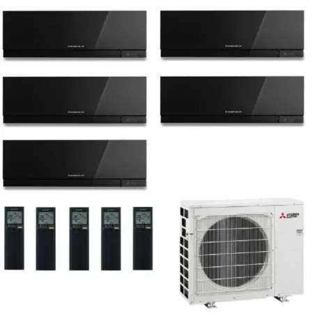 Mitsubishi Penta Split 9+9+9+9+12 Schwarz MXZ-5F102VF2