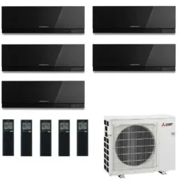 Mitsubishi Penta Split 9+9+9+9+15 Schwarz MXZ-5F102VF2