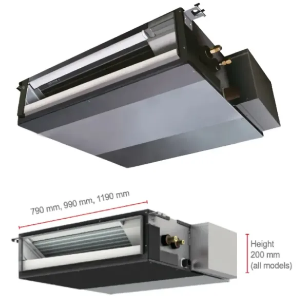 Mitsubishi Trio Split 9+9+9 Kanaleinbaugeräte MXZ-3F68VF4 Steuerdraht