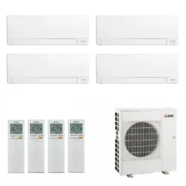 Klimageräte Mitsubishi Quadri 7+7+12+12 Weiß AY MXZ-4F72VF4