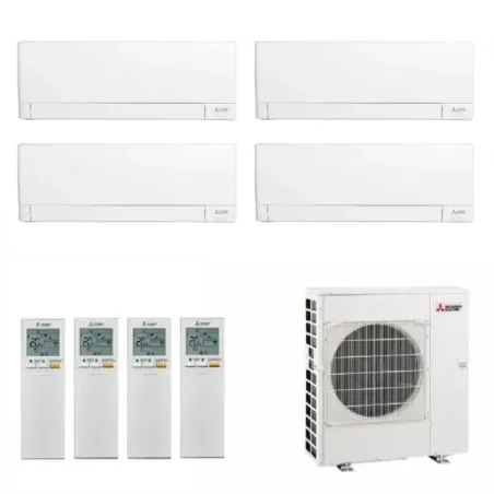 Klimageräte Mitsubishi Quadri 7+7+12+12 Weiß AY MXZ-4F80VF4