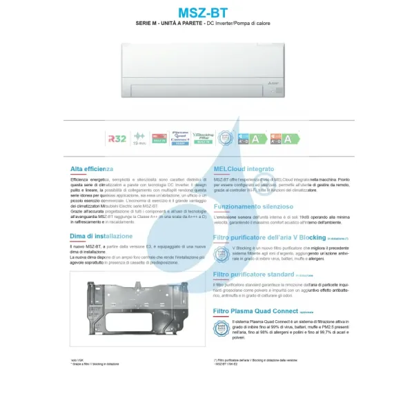 Mitsubishi Trio Split 7+9+9  MXZ-3F68VF4
