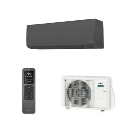 Fujitsu Mono Split 7000 Btu ASEH07KJCALB AOEH07KJCA Schwarz
