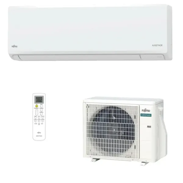Fujitsu Mono Split 7000 Btu ASEH07KNCA AOEH07KNCA Weiß
