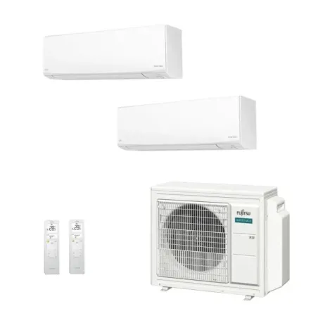 Klimaanlage Fujitsu Duo Split 15+15 KJ-W AOEG24KBCA3 Wand WiFi