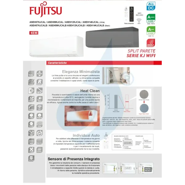 Klimaanlage Fujitsu Trio Split 9+9+12 KJ-W WiFi AOEG30KBTA4