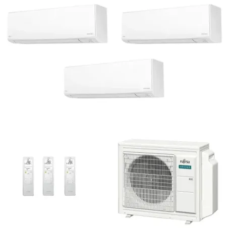 Klimaanlage Fujitsu Trio Split 9+9+15 KJ-W WiFi AOEG30KBTA4