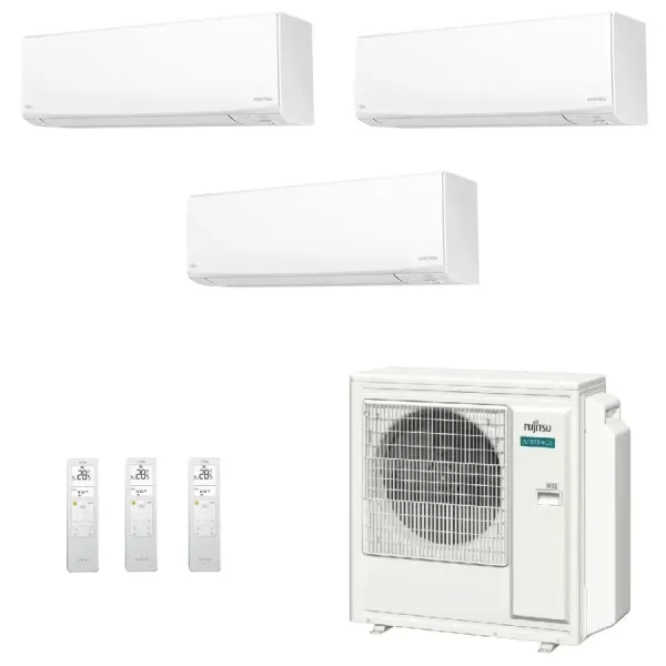 Klimaanlage Fujitsu Trio Split 12+12+12 KJ-W WiFi AOEG36KBTA5