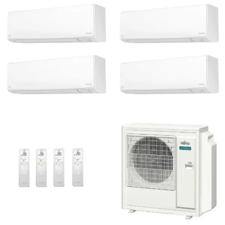 Fujitsu Quadri Split 9+9+9+9 KJ-W WiFi AOEG36KBTA5 Weiß