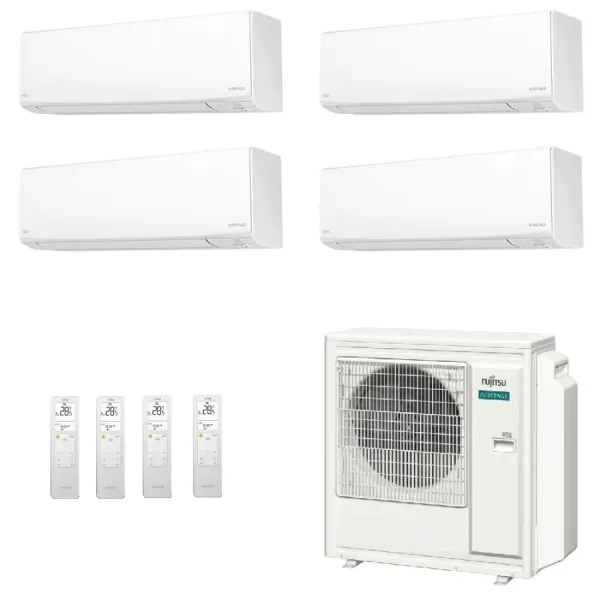 Fujitsu Quadri Split 9+9+9+15 KJ-W WiFi AOEG36KBTA5 Weiß