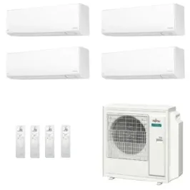 Fujitsu Quadri Split 9+12+12+15 KJ-W WiFi AOEG36KBTA5 Weiß