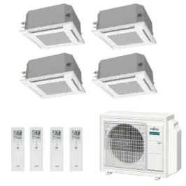 Klimaanlage Fujitsu Quadri Split 9+9+9+15 Kassettengerät AOEG30KBTA4
