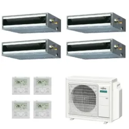 Fujitsu Quadri Split 7+7+9+12 KL-Kanal AOEG30KBTA4