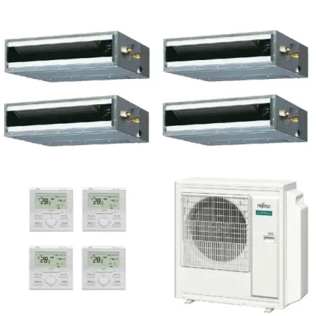 Klimaanlage Fujitsu Quadri Split 9+9+9+9 KL-Kanal AOEG36KBTA5