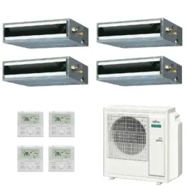 Fujitsu Quadri Split 9+9+9+15 KL-Kanal AOEG36KBTA5