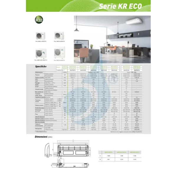 Fujitsu Mono Split 30000 Btu ABEG30KRTA AOEG30KATA 220v