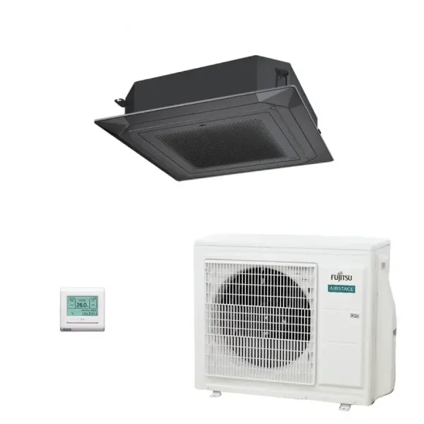 Fujitsu Mono Split 24000 Btu AUXG24KRLB AOEG24KBTB 220v Schwarz