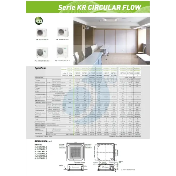 Fujitsu Mono Split 45000 Btu AUXG45KRLB AOEG45KBTB 220v Schwarz