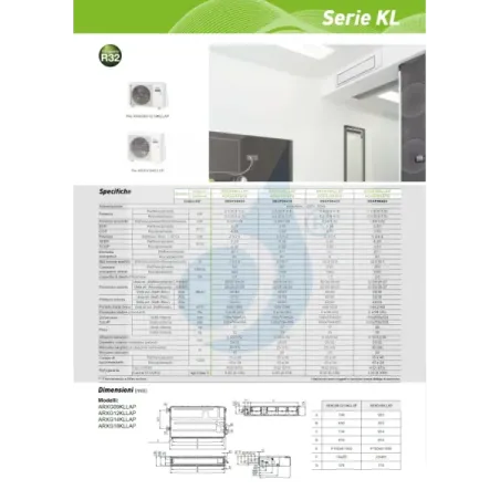 Fujitsu Mono Split 18000 Btu ARXG18KLLAP AOEG18KBTB 220v
