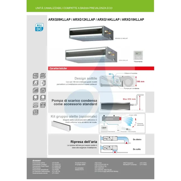 Fujitsu Mono Split 9000 Btu ARXG09KLLAP AOEG09KATA 220v