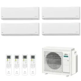 Fujitsu Quadri Split 7+9+9+12 KN WiFi AOEG30KBTA4 Weiß