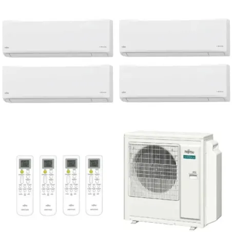 Fujitsu Quadri Split 9+9+9+9 KN WiFi AOEG36KBTA5 Weiß