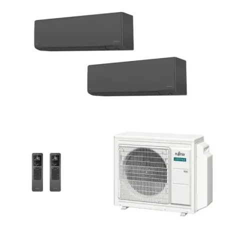 Klimaanlage Fujitsu Duo Split 12+12 KJ-B AOEG24KBCA3 Wand WiFi