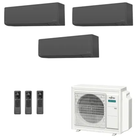 Klimaanlage Fujitsu Trio Split 12+12+12 KJ-B WiFi AOEG24KBCA3