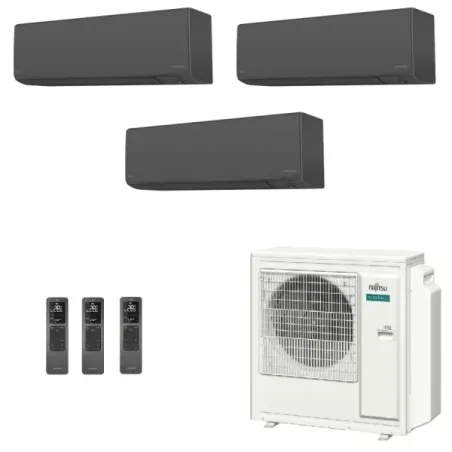 Klimaanlage Fujitsu Trio Split 12+12+15 KJ-B WiFi AOEG36KBTA5