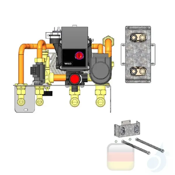 Edilkamin Einbausatz Meg Più Kit RWS2 Produktcode: 1013570 EdilK-1013570