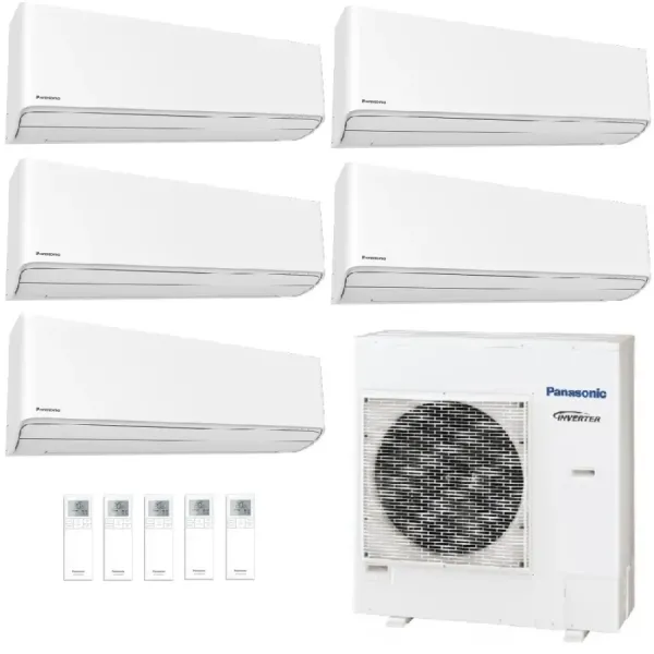 Klimaanlagen Panasonic Penta Split 7+7+7+7+9 Z Etherea CU-5Z90CBE