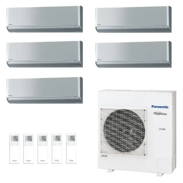 Klimaanlagen Panasonic Penta Split 9+9+9+9+9 XZ Etherea CU-5Z90CBE