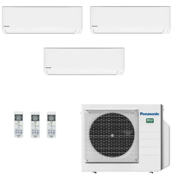 Klimaanlagen Panasonic Trio Split 7+7+7 Btu TZ Kompakt CU-3Z52CBE