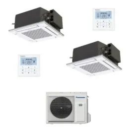 Klimaanlagen Panasonic Duo Split 9+9 Btu 60 x 60 4 wege CU-2Z41CBE