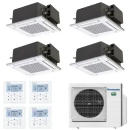 Klimaanlagen Panasonic Quadri 9+9+9+12 60 x 60 4 wege CU-4Z80CBE