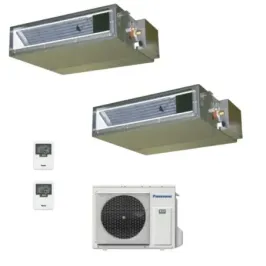 Klimaanlagen Panasonic Duo Split 12+12 Btu Ducted CU-2Z50CBE