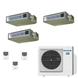 Klimaanlagen Panasonic Trio Split 12+12+12 Btu Ducted CU-3Z68CBE