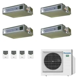 Klimaanlagen Panasonic Quadri Split 9+9+9+9 Btu Ducted CU-4Z68CBE