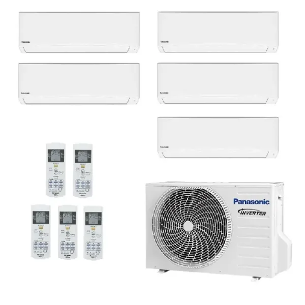 Klimaanlagen Panasonic Penta Split TZ Kompakt 7+7+7+7+7 btu CU-5Z90CBE