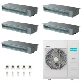 Hisense Penta Split 9+9+9+9+12 Kanal 5AMW105U4RQC