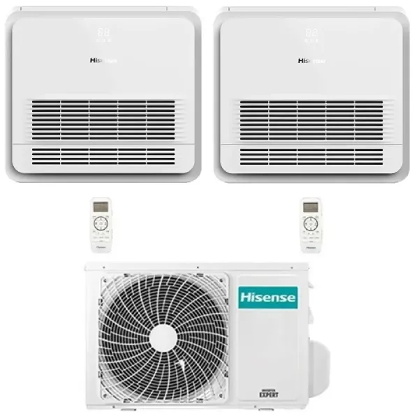 Klimaanlagen Hisense Trio Split 9+9+9 Console 3AMW52U4RJC