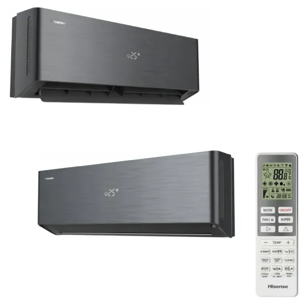 Klimaanlagen Hisense Duo Split 12+18 Energy PRO X 3AMW72U4RJC