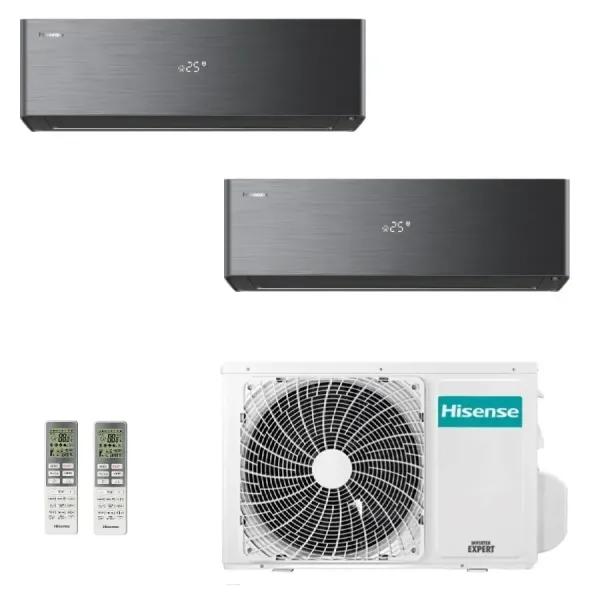Klimaanlagen Hisense Duo Split 12+18 Energy PRO X 4AMW81U4RJC