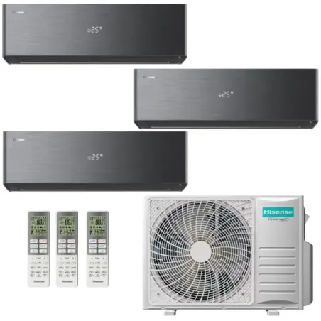 Klimaanlagen Hisense Trio Split 12+18+18 Energy PRO X 5AMW105U4RQC