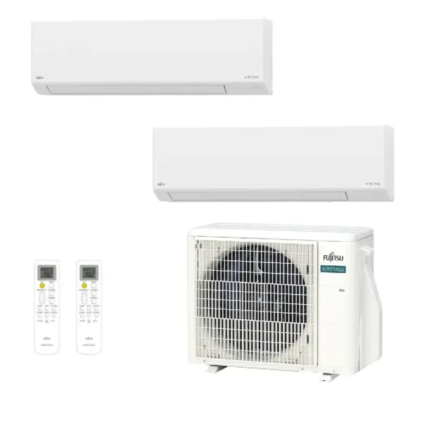 Klimaanlage Fujitsu Dual Split 9+12 KL AOEH14KACB2 Wand WiFi
