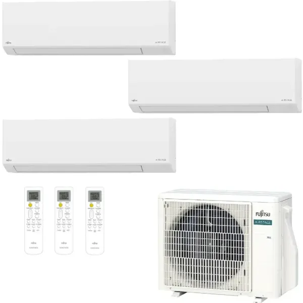 Klimaanlage Fujitsu Trial Split 9+9+9 KL WiFi AOEH18KACB3