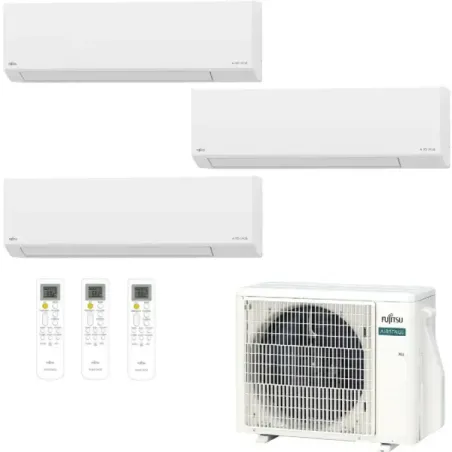 Klimaanlage Fujitsu Trial Split 9+9+12 KL WiFi AOEH18KACB3