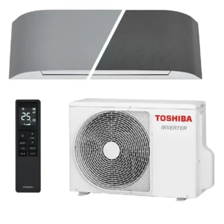 Toshiba Mono Split 9000 Btu RAS-B10N4KVRG-E1 RAS-10J2AVSG-E1 Grau