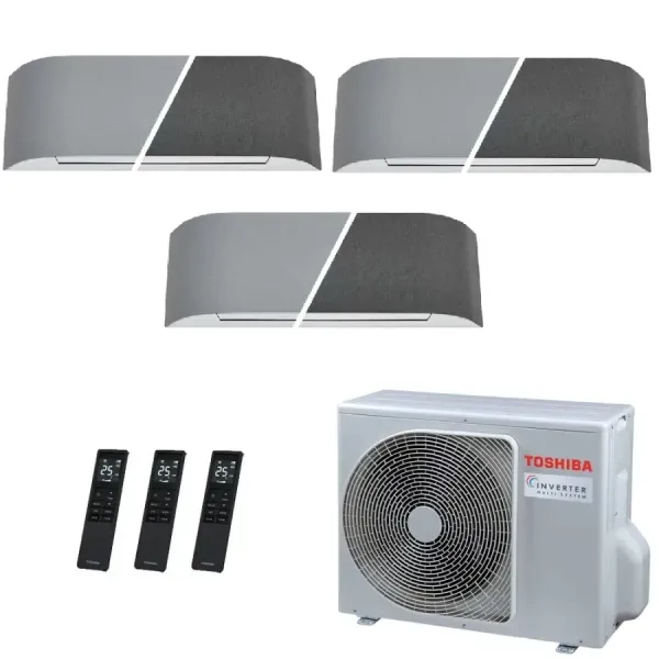 Toshiba Trio Split 7+7+15 Btu Haori RAS-3M18G3AVG-E