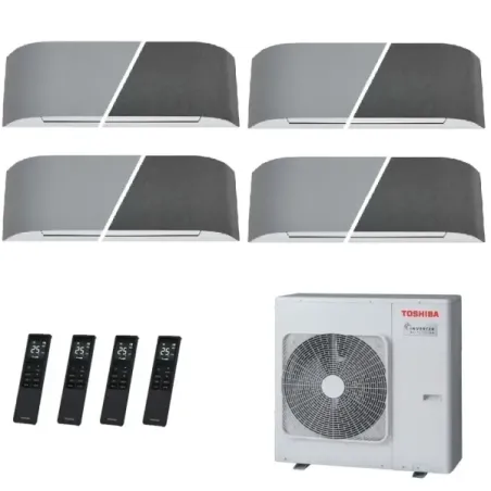 Toshiba Quadri Split 7+7+7+12 Btu Haori RAS-4M27G3AVG-E